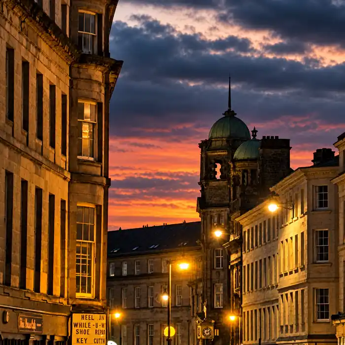 Newcastle al atardecer